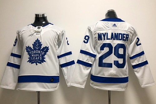 Adidas Toronto Maple Leafs #29 William Nylander White Road Authentic Stitched Youth NHL Jersey->youth nhl jersey->Youth Jersey
